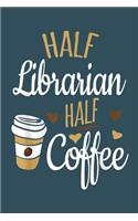 Half librarian half of coffee