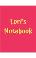 Lori's Notebook