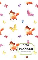 2020 Planner Weekly And Monthly: 2020 Planner Butterfly Design