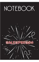 SALESPERSON Notebook, Simple Design