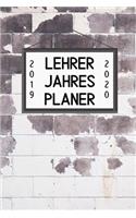 Lehrer Jahres Planer 2019 2020: A5 Lehrerplaner 52 WOCHEN KALENDER Geschenkidee für Lehrer - Abschiedsgeschenk Grundschule - Klassengeschenk - Dankeschön - Geschenk-Buch