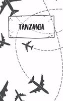 Tanzania: Ruled Travel Diary Notebook or Journey Journal - Lined Trip Pocketbook for Men and Women with Lines