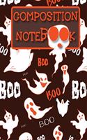Boo Composition Notebook 8 x 10 100 pages
