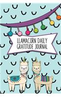 Llamacorn Daily Gratitude Journal: Daily Thought Journal for girls with Daily Prompts and Weekly Note Pages, Great Gift for girls who love Llamas and Unicorns!
