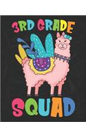 3rd Grande Squad: Llama Notebook, First Day Of School Gift Notebook