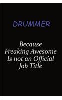 Drummer Because Freaking Awesome Is Not An Official Job Title