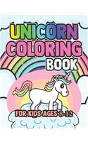 Unicorn Coloring Book for Kids Ages 8-12