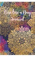 One Line A Day Journal