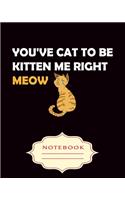 You've Cat to Be Kitten Me Right Meow