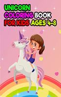 Unicorn Coloring Book for Kids Ages 4-8