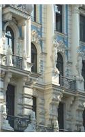 Art Nouveau Building in Riga Latvia Journal: 150 Page Lined Notebook/Diary