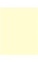 School Composition Book Cream White Color Simple Plain Cream 130 Pages