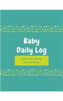 Baby Daily Log Eat Poop Sleep Record Book
