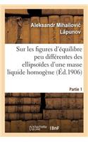 Sur Les Figures d'Équilibre Peu Différentes Des Ellipsoïdes d'Une Masse Liquide Homogène Partie 1