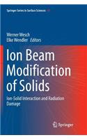 Ion Beam Modification of Solids