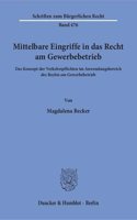 Mittelbare Eingriffe in Das Recht Am Gewerbebetrieb: Das Konzept Der Verkehrspflichten Im Anwendungsbereich Des Rechts Am Gewerbebetrieb