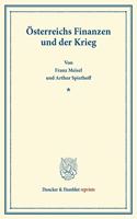 Osterreichs Finanzen Und Der Krieg