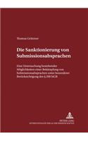 Die Sanktionierung Von Submissionsabsprachen