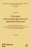 Prinzipien Des Kundigungsrechts Bei Arbeitsverhaltnissen