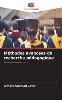 Méthodes avancées de recherche pédagogique