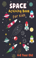 Space Activity Book for Kids 4-8 Year Old