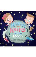 Kieran and Keira on the Moon