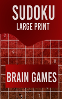 Sudoku Large Print Brain Games
