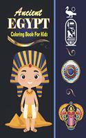 Ancient Egypt Coloring Book for kids