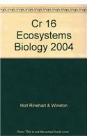 Cr 16 Ecosystems Biology 2004