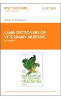 Dictionary of Veterinary Nursing - Elsevier eBook on Vitalsource (Retail Access Card)