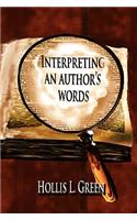 Interpreting an Author's Words
