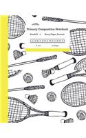 Primary Composition Notebook Grades K-2 Story Paper Journal 8 x 10 120 Pages