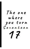 The one where you turn seventeen - 17