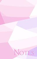 Notes: Pink Geometric Dot Grid Notebook
