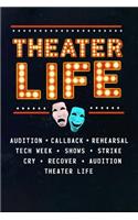 Theater Life Audition Callback Rehearsal Tech Week Shows Strike Cry Recover Audition Theater Life: Broadway Notebook And Acting Diary