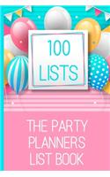 Party Planner's List Book