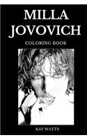 Milla Jovovich Coloring Book