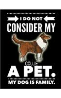 I Do Not Consider My Collie A Pet.