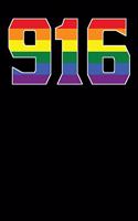 916: 6x9 Blank Notebook for Proud Members of the Sacramento CA Lgbt Community