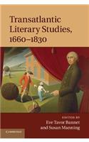 Transatlantic Literary Studies, 1660-1830