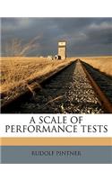 A Scale of Performance Tests