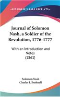 Journal of Solomon Nash, a Soldier of the Revolution, 1776-1777