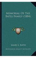 Memorial of the Bates Family (1884)