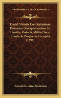 David, Virtutis Exercitatissimae Probatum Deo Spectaculum, Ex Dauidis, Pastoris, Militis Dacis, Exsulis Ac Propherae Exemplia (1597): (Latin)