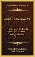 Essais De Theodicee V1