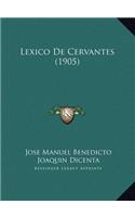 Lexico De Cervantes (1905)