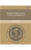 Regional Empty Marine Container Management