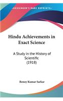 Hindu Achievements in Exact Science