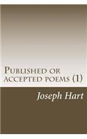 Published or accepted poems (1)