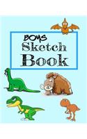 Boys Sketch Book: Blank Doodle Draw Sketch Book
